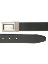 Load image into Gallery viewer, Men Black &amp; Brown Solid Reversible Leather Belt
