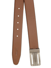 Load image into Gallery viewer, Men Black &amp; Brown Solid Reversible Leather Belt
