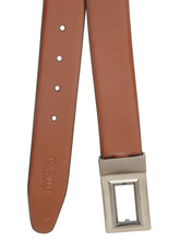 Load image into Gallery viewer, Men Black &amp; Brown Solid Reversible Leather Belt
