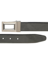 Load image into Gallery viewer, Men Black &amp; Brown Solid Reversible Leather Belt
