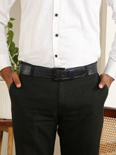 Load image into Gallery viewer, Men’s Genuine Leather Belt, Pebble Grain Texture, Pin Buckle, Rugged Casual Wear
