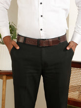 Load image into Gallery viewer, Men’s Genuine Leather Belt, Pebble Grain Texture, Pin Buckle, Rugged Casual Wear
