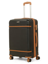 Load image into Gallery viewer, Teakwood Large Hard Shell Travel Trolley Luggage with 360° Dual Spinner Wheels, Unbreakable Scratch-Resistant Body, Side Combination Lock, Heavy-Duty Zippers, Mesh Organizer &amp; Elastic Cross Straps
