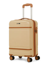 Load image into Gallery viewer, Teakwood Large Hard Shell Travel Trolley Luggage with 360° Dual Spinner Wheels, Unbreakable Scratch-Resistant Body, Side Combination Lock, Heavy-Duty Zippers, Mesh Organizer &amp; Elastic Cross Straps
