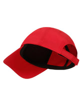 Load image into Gallery viewer, Teakwood Leather Unisex Solid Color Adjustable Casual Sports Cap with Self-Fabric Strap Closure, Curved Brim, Structured Six-Panel Design &amp; Quick Dry Fabric
