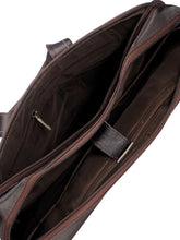 Load image into Gallery viewer, Teakwood Leather Unisex Brown Genuine Leather Laptop Bag
