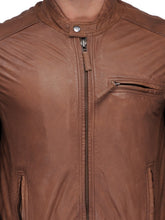 Load image into Gallery viewer, Teakwood Genuine Leathers Jacket (Tan)

