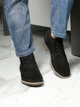Load image into Gallery viewer, Men Lace-Up Boot Leather Shoes
