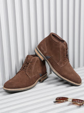 Load image into Gallery viewer, Men Lace-Up Boot Leather Shoes
