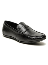 Load image into Gallery viewer, Men&#39;s Black Textured Leather Loafers
