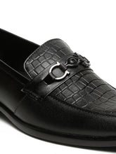 Load image into Gallery viewer, Men Croco Embossed Leather Loafer Shoes
