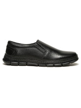 Load image into Gallery viewer, Men’s Black Leather Loafers

