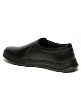 Load image into Gallery viewer, Men’s Black Leather Loafers
