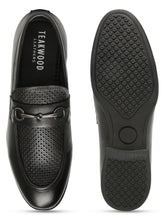 Load image into Gallery viewer, Men’s Leather Loafers with Horsebit Detail
