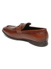 Load image into Gallery viewer, Men’s Leather Loafers with Horsebit Detail
