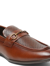 Load image into Gallery viewer, Men’s Leather Loafers with Horsebit Detail
