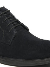 Load image into Gallery viewer, Men's Black Suede Leather Derby Shoes

