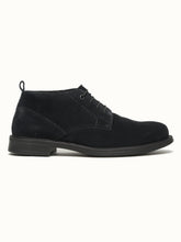 Load image into Gallery viewer, Men's Black Suede Leather Derby Shoes
