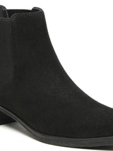 Load image into Gallery viewer, Women's Black Genuine Leather Chelsea Boots
