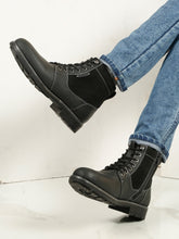 Load image into Gallery viewer, Classic Leather Lace-Up Boots
