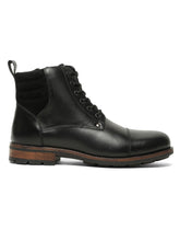 Load image into Gallery viewer, Classic Leather Lace-Up Boots
