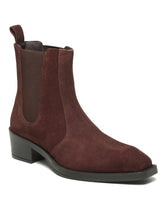 Load image into Gallery viewer, Men's Brown Suede Leather Chelsea Boots

