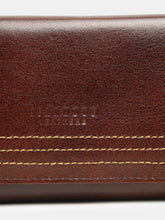 Load image into Gallery viewer, Women Brown Solid Three Fold Wallet
