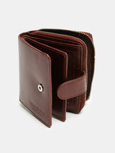 Load image into Gallery viewer, Women Maroon Solid Two Fold Wallet
