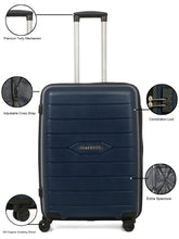 Load image into Gallery viewer, Teakwood Leathers Textured Hard-Sided Medium Trolley
