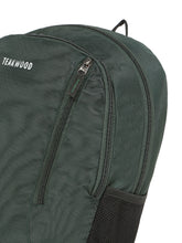 Load image into Gallery viewer, Teakwood Green Unisex Backpack with 15 inch Laptop Compartment &amp; Water Resistance
