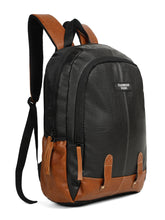 Load image into Gallery viewer, Teakwood Black Unisex Backpack – Stylish, Durable &amp; Versatile Backpack for Travel, Work, College &amp; Everyday Use
