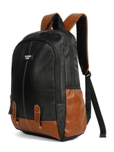 Load image into Gallery viewer, Teakwood Black Unisex Backpack – Stylish, Durable &amp; Versatile Backpack for Travel, Work, College &amp; Everyday Use
