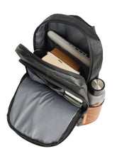 Load image into Gallery viewer, Teakwood Black Unisex Backpack – Stylish, Durable &amp; Versatile Backpack for Travel, Work, College &amp; Everyday Use
