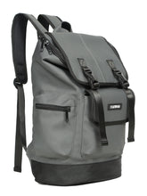 Load image into Gallery viewer, Unisex Leather Grey Casual Backpack
