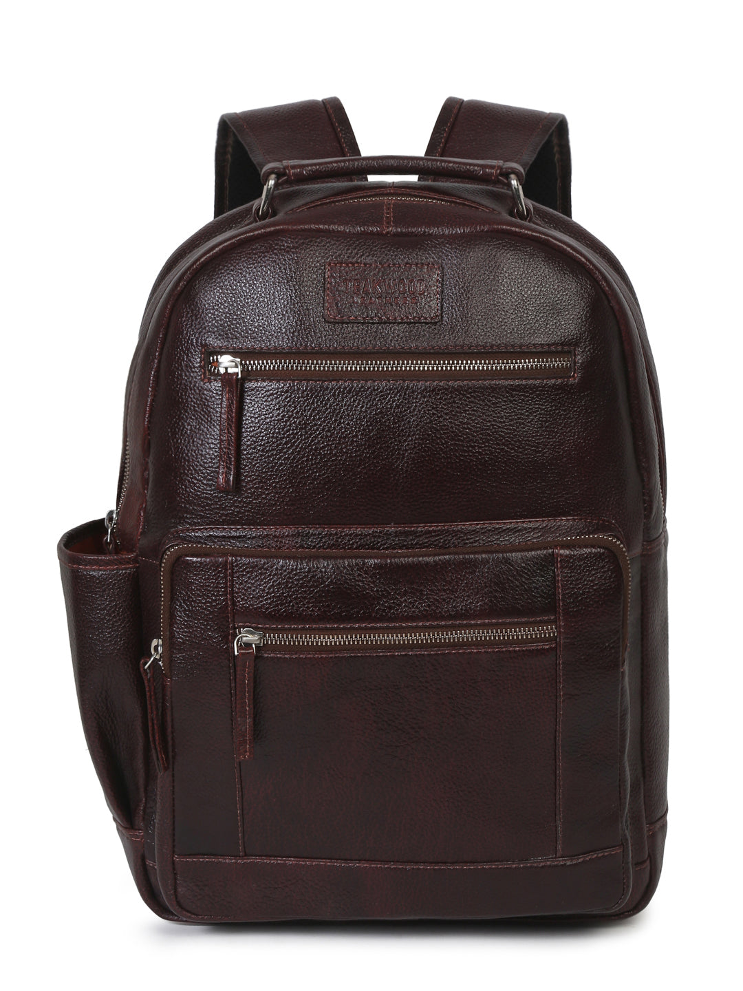 ZNT BAGS Dark brown handmade leather backpack bag for unisex : Amazon.in:  Fashion