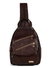 Load image into Gallery viewer, Women Leather Brown BackPack
