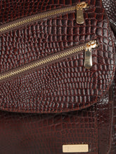 Load image into Gallery viewer, Women Leather Brown BackPack
