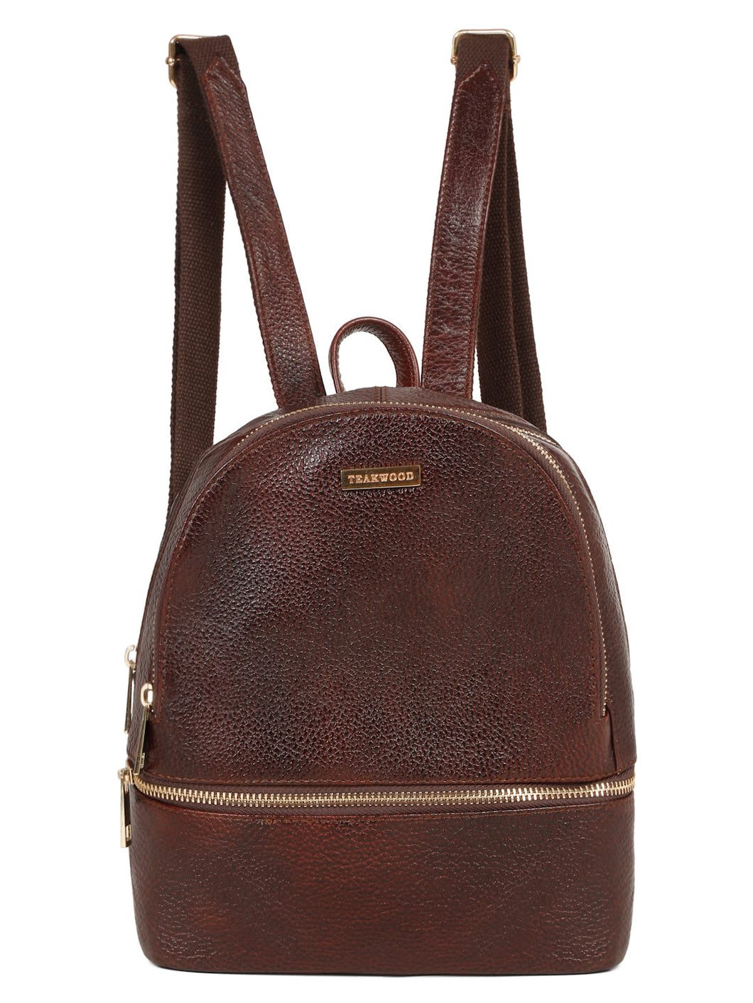 Women's Stylish Texture Leather Backpack Teakwood Leathers Women's Stylish Texture Leather Backpack Teakwood Leathers