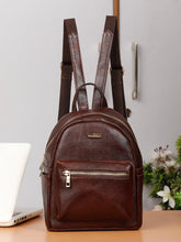 Load image into Gallery viewer, Women&#39;s Texture Leather Backpack
