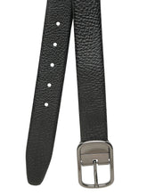 Load image into Gallery viewer, Men's Texture Finish Black &amp; Brown Leather Reversiable Belt
