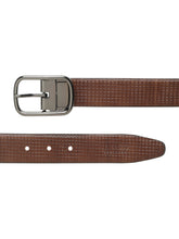 Load image into Gallery viewer, Men's Classic Texture Finish Black &amp; Brown Leather Reversiable Belt
