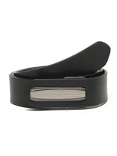 Load image into Gallery viewer, Black Leather Men Casual Belt
