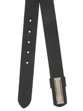 Load image into Gallery viewer, Black Leather Men Casual Belt
