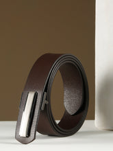 Load image into Gallery viewer, Brown Leather Men Casual Belt
