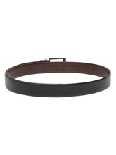 Load image into Gallery viewer, Men's Texture Black &amp; Brown Leather Reversiable Belt
