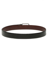 Load image into Gallery viewer, Men's Texture Finish Black &amp; Brown Leather Reversiable Belt
