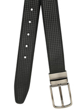 Load image into Gallery viewer, Men's Classic Texture Finish Black &amp; Brown Leather Reversiable Belt
