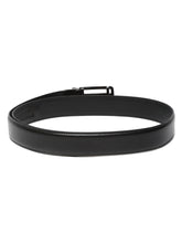 Load image into Gallery viewer, Men Texture Black Leather Auto-Lock Buckle Belt
