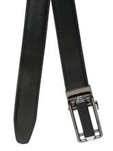 Load image into Gallery viewer, Men Texture Black Leather Auto-Lock Buckle Belt
