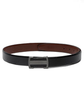 Load image into Gallery viewer, MEN TEXTURED LEATHER PUSH-PIN BELT
